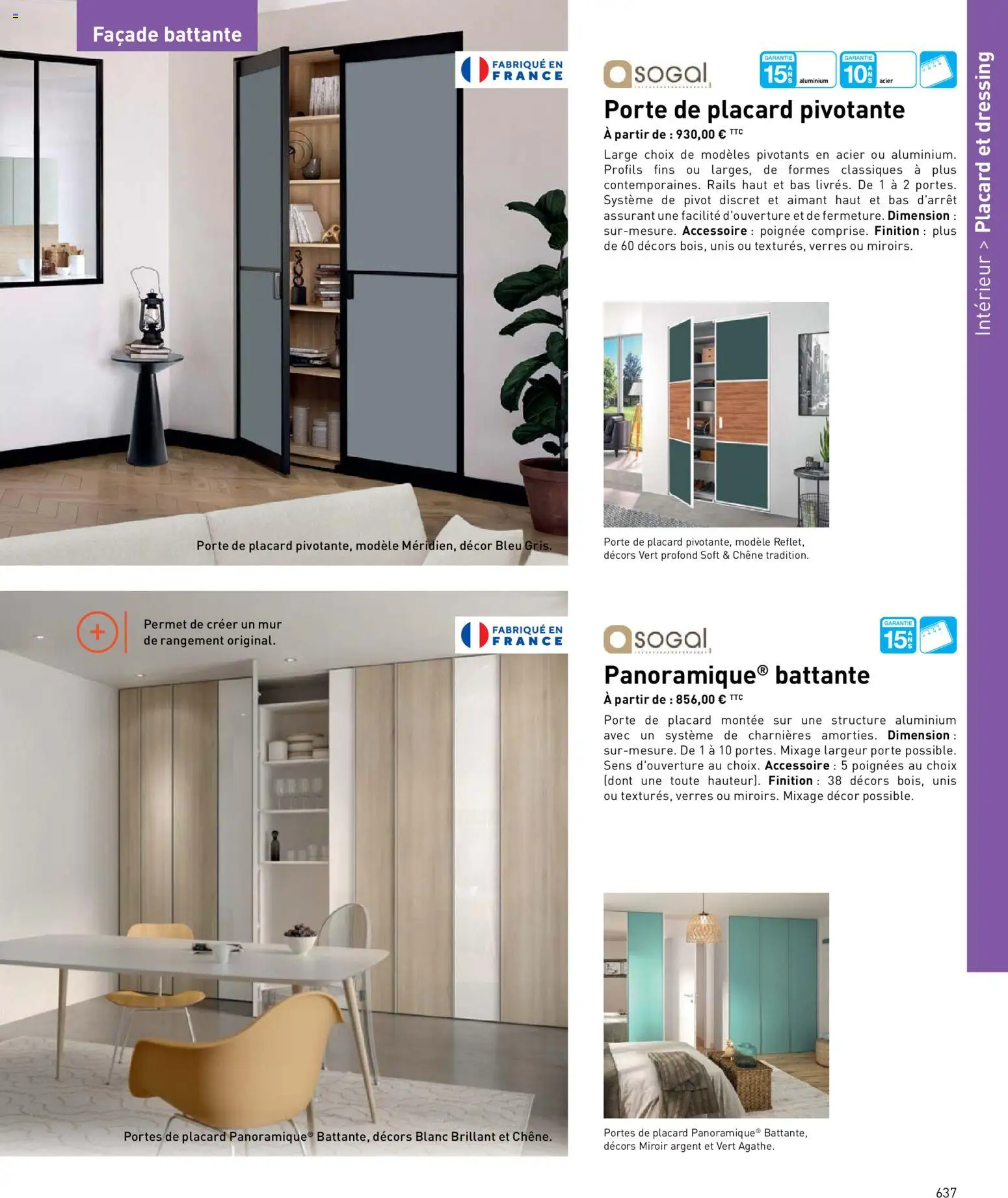 {H1} | Page: 637 | Produits: Porte, Poignées, Portes, Miroir