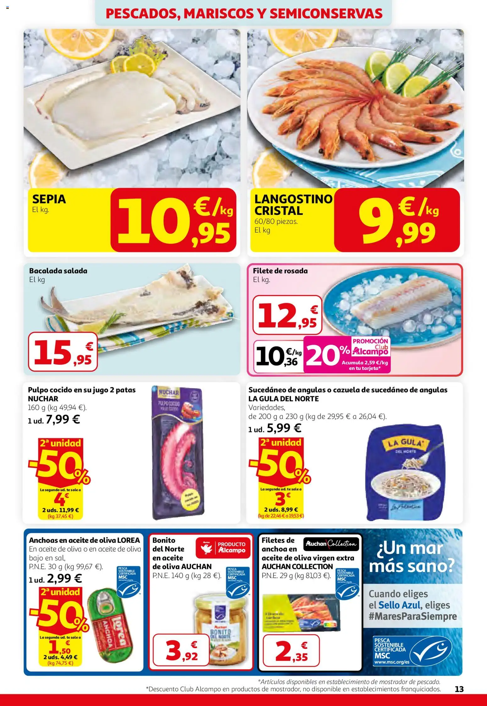 HP Nacional │ válido desde el 26.02.2026 | Página: 13 | Productos: Aceite, Té, Aceite de oliva virgen extra, Anchoa