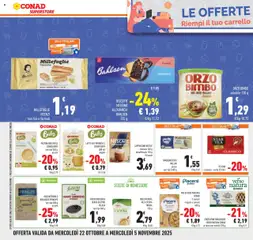 Anteprima del volantino DOLCIFICANTE ALLA STEVIA TRUVIA, 150 g valido a partire dal 22.10.2025 | Pagina: 46