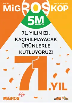 25.09.2025 tarihinden itibaren geçerli olan Migros kataloğu önizlemesi