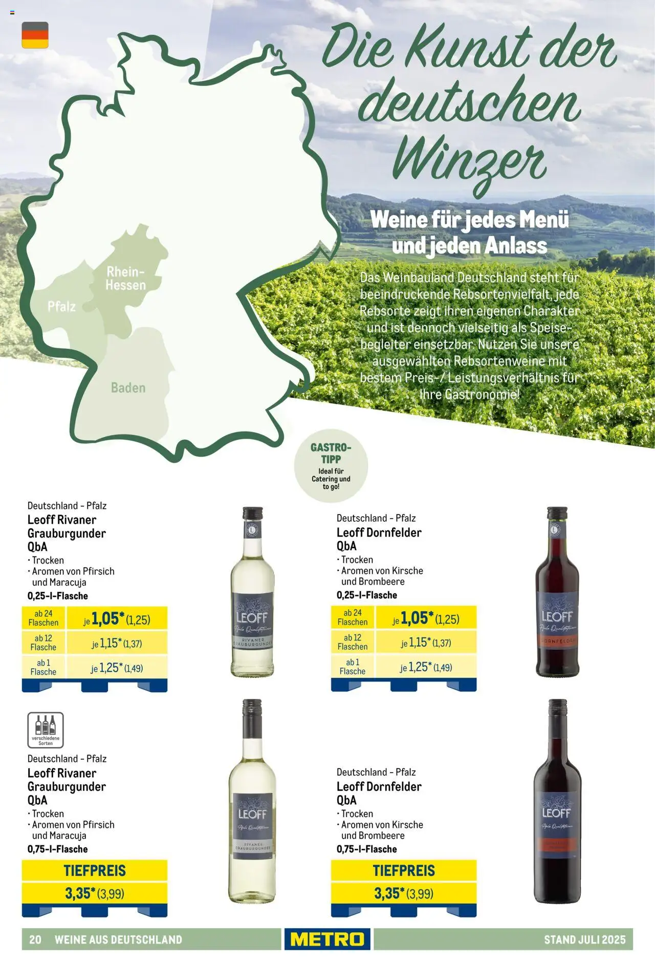 Metro - Hauswein Katalog - gültig ab dem 01.07.2025 | Seite: 20 | Produkte: Pfirsich