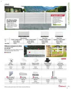 Gedimat - Prévisualisation de Gedimat Aménagements extérieurs valide à partir de 14.03.2025 | Page: 73