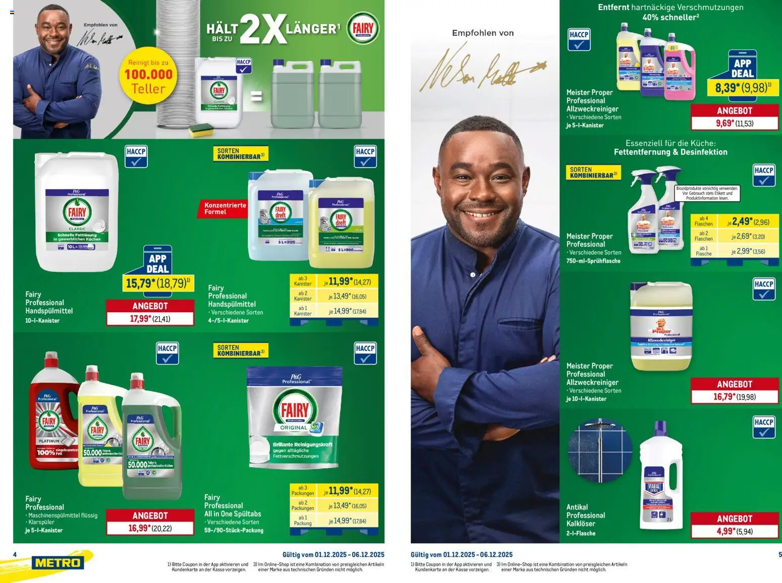 Metro Starke Marken Profis – gültig ab 01.12.2025 | Seite: 3 | Produkte: Küche, Klarspüler, Kuchen