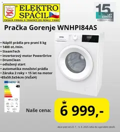 Náhled letáku Elektro Spáčil leták - Slevy od 23.07.2025