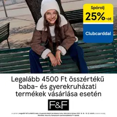 F&F akció katalógus - amely érvényes a következő dátumtól: 16.10.2025