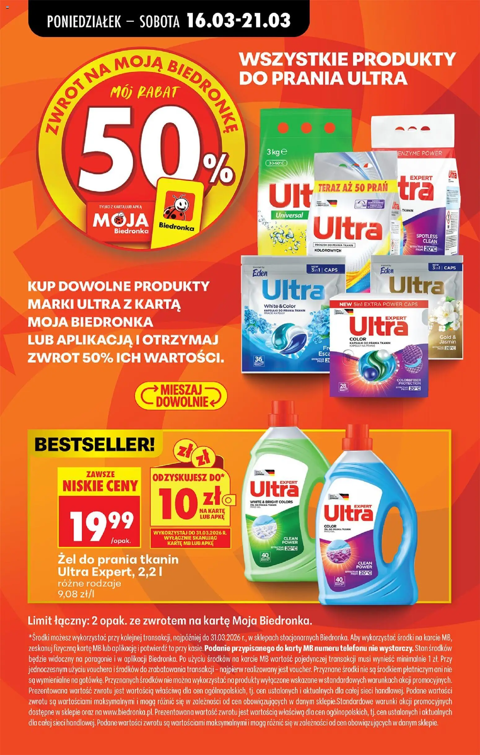 Biedronka Polsko leták od 16.03.2026 | Strana: 21 | Produkty: Karty, Stan