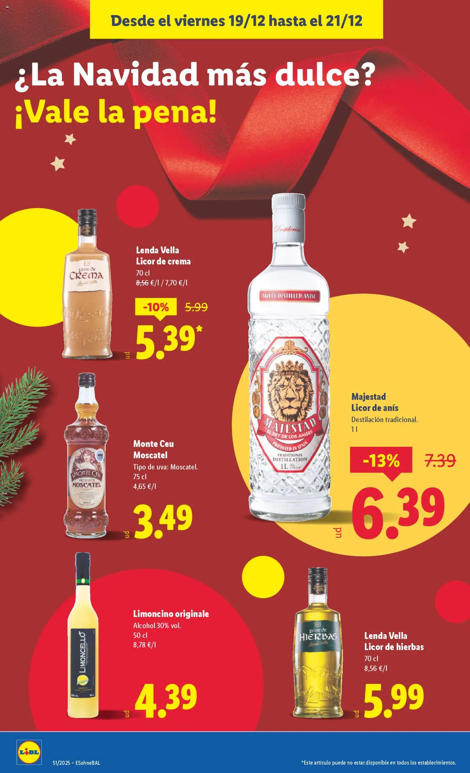 Lidl folleto │ válido desde el 15.12.2025 | Página: 42 | Productos: Licor, Crema