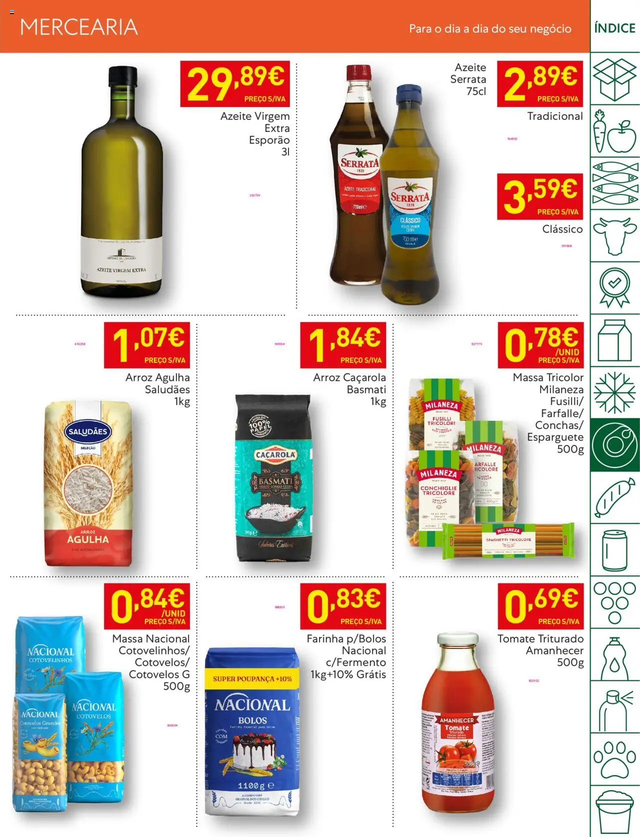 Recheio folheto │ válido de 12.08.2025 | Página: 27 | Produtos: Esparguete, Arroz, Tomate, Massa