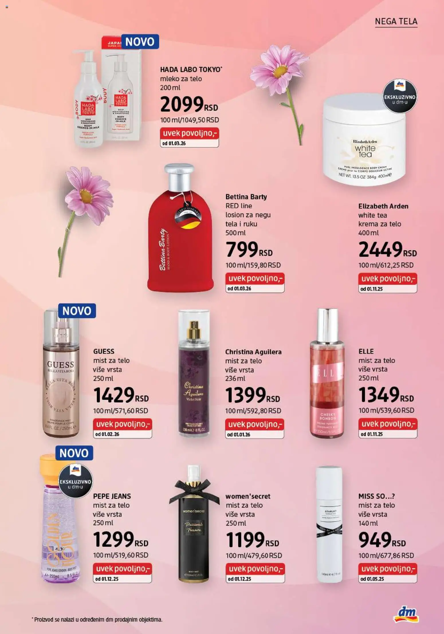 DM Drogerie katalog - važi od 01.03.2026 | Strana: 29 | Proizvode: So, Mleko, Mleko za telo, Krema za telo