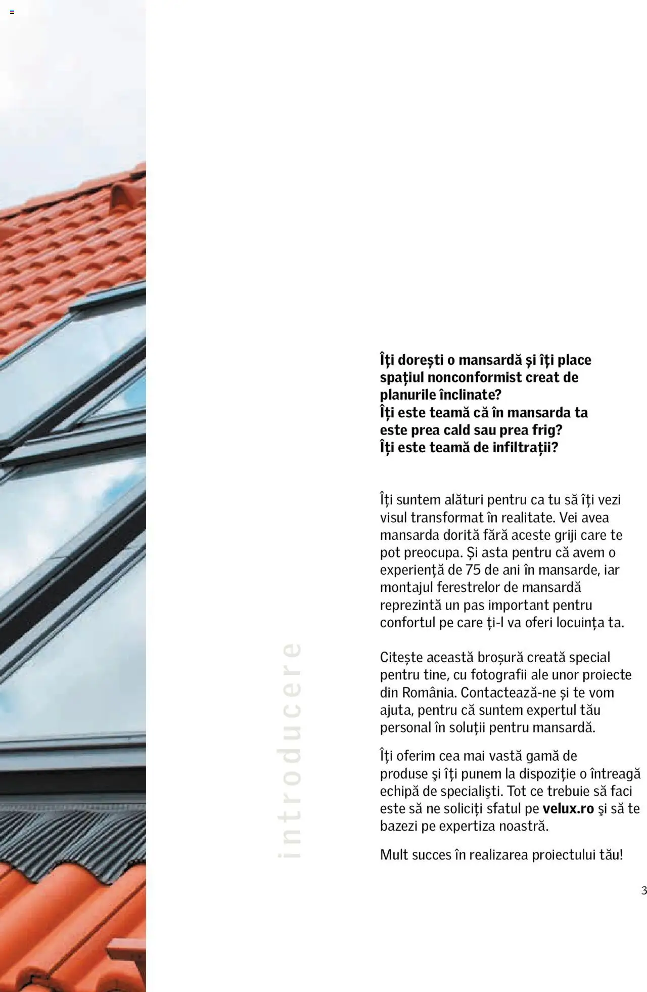 Velux catalog - Sfaturi și recomandări pentru un drum rapid și ușor către mansarda ta luminoasă – valabil de la 01.01.2025 | Pagină: 3