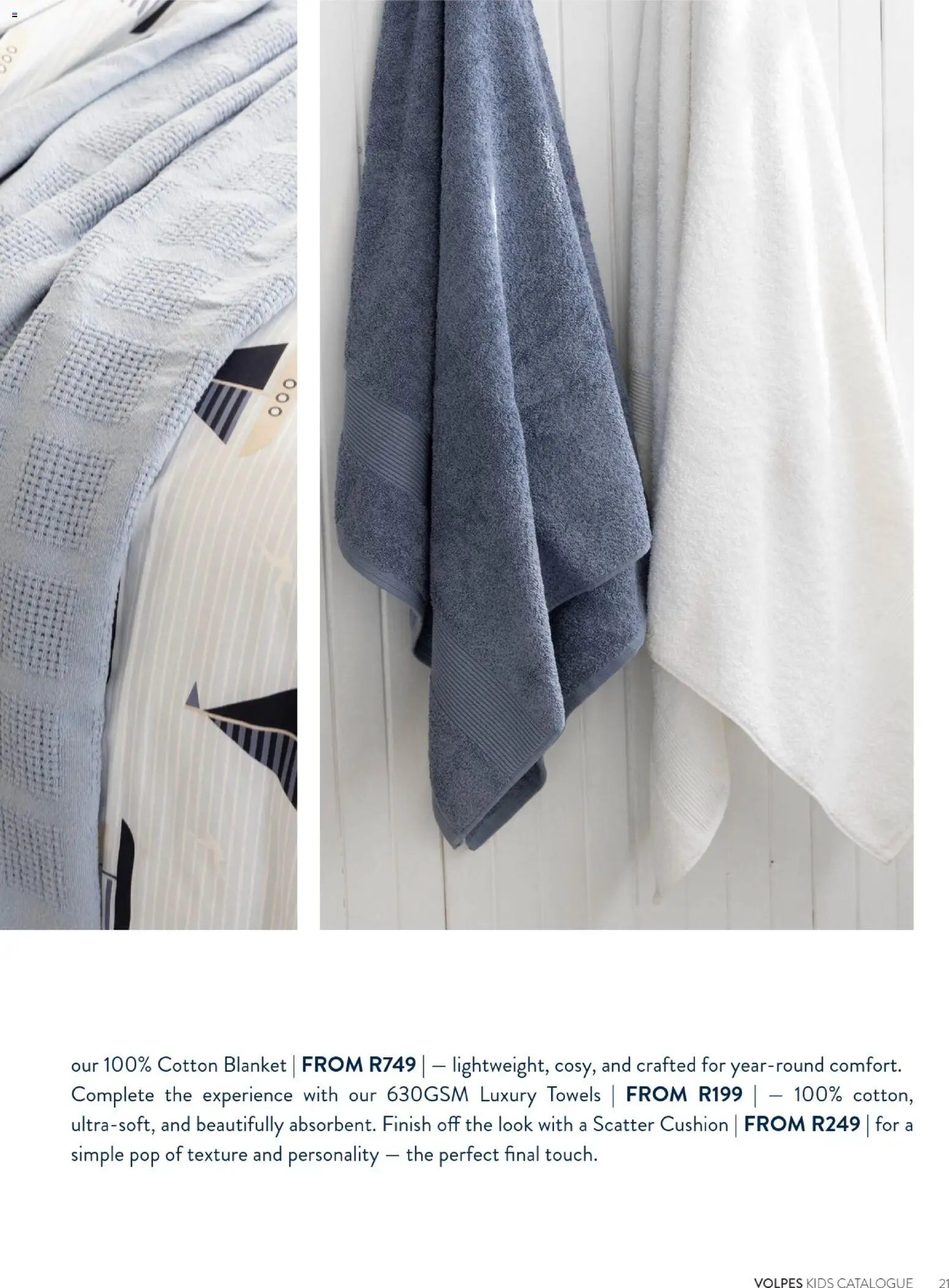 New Volpes catalogue – valid from 01.01.2026 | Page: 41 | Products: Cushion, Blanket