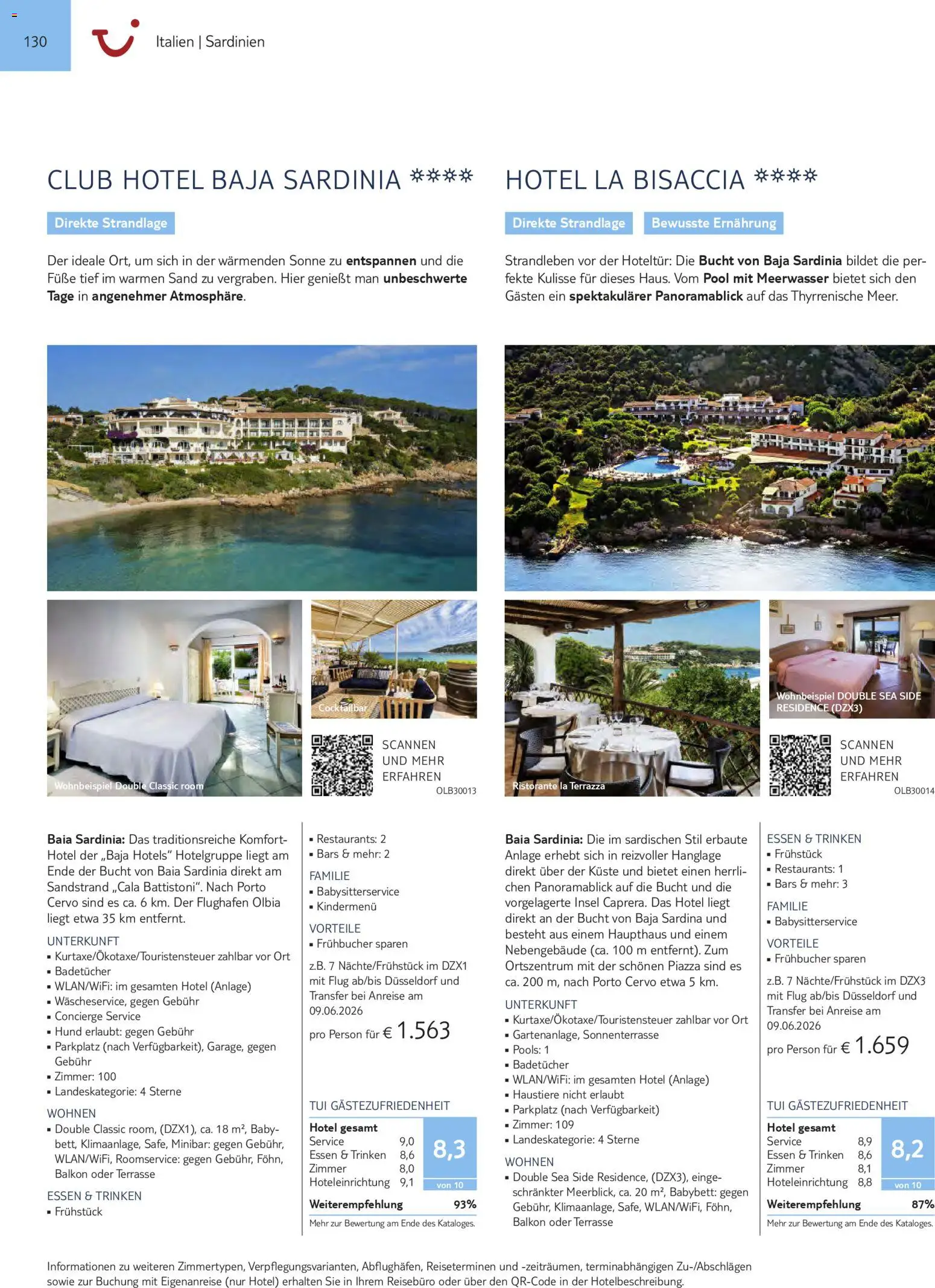 Aida  Südeuropa & Nordafrika 2026/27 – gültig ab 01.01.2026 | Seite: 130 | Produkte: Ristorante, Babybett