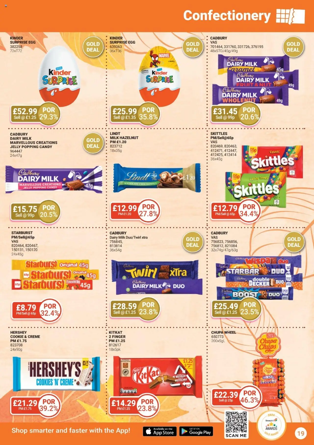  | Page: 19 | Products: Milk, Chips, Cookies, Agrafeuse