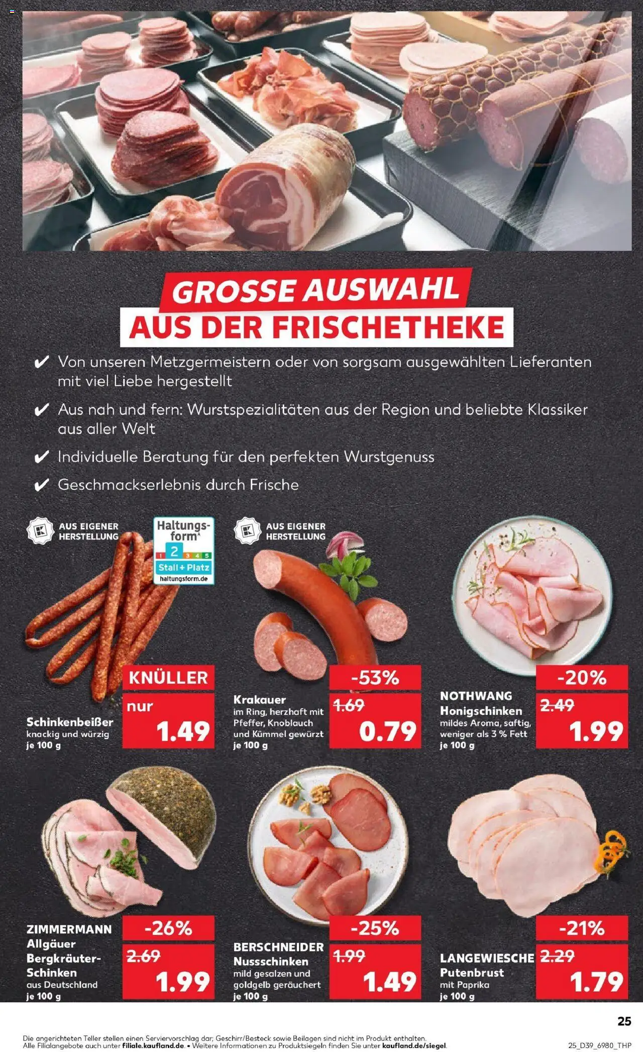 Kaufland prospekt Lichtenfels	 – gültig ab 28.09.2025 | Seite: 25 | Produkte: Paprika, Knoblauch, Schinken