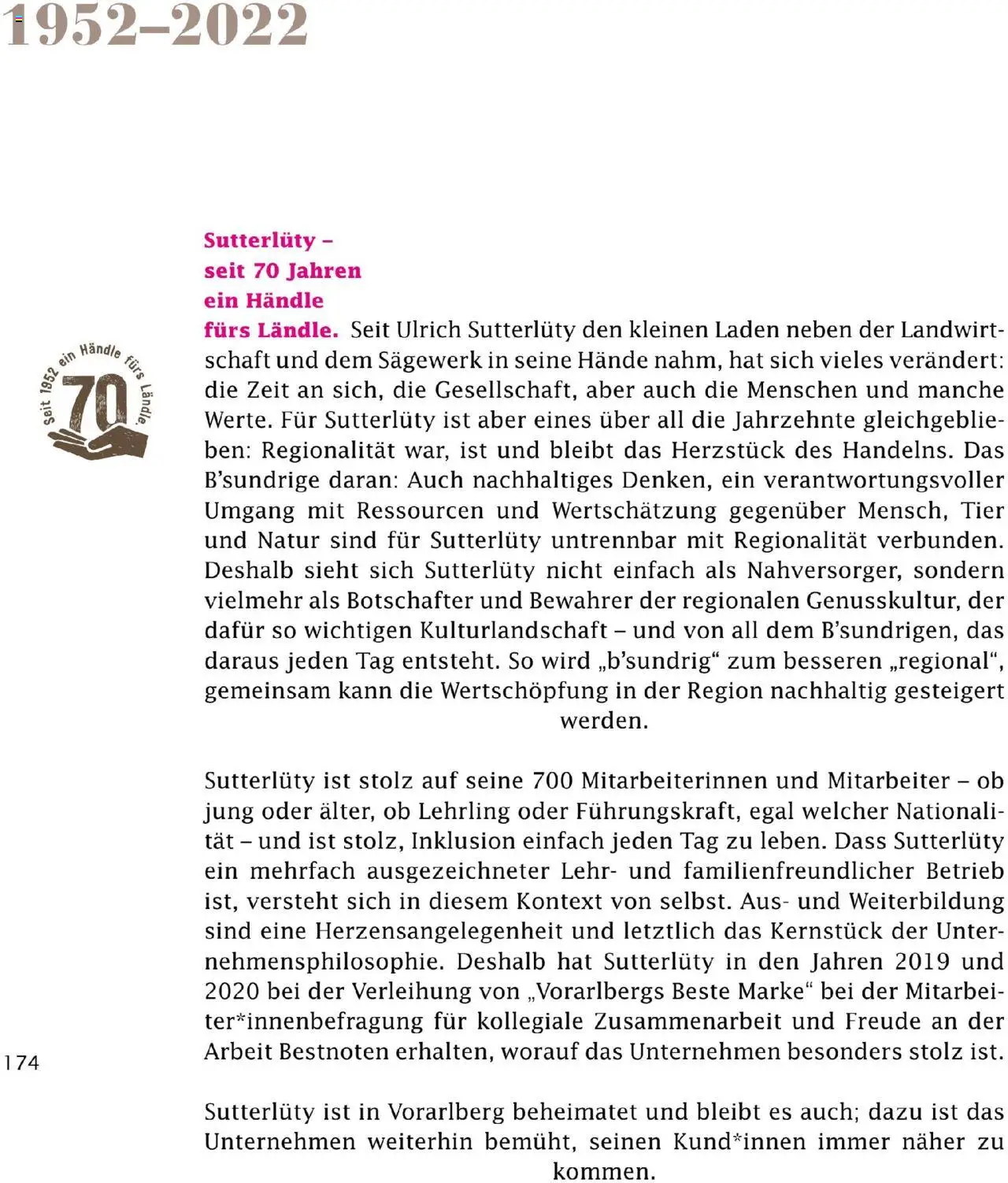 Sutterlüty Unsere Chronik gültig ab 01.08.2025 | Seite: 174