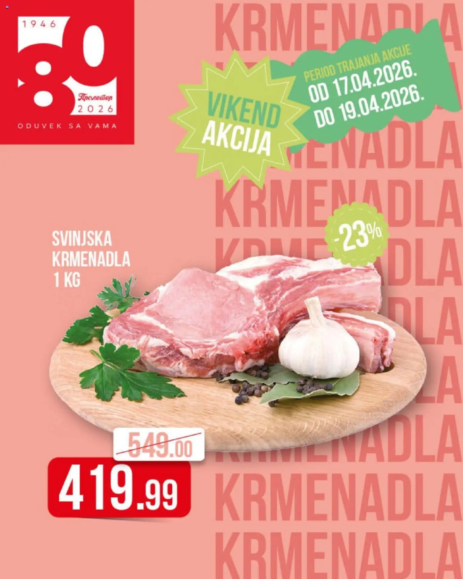 Metalac Proleter katalog - važi od 17.04.2026 | Strana: 1 | Proizvode: Krmenadla