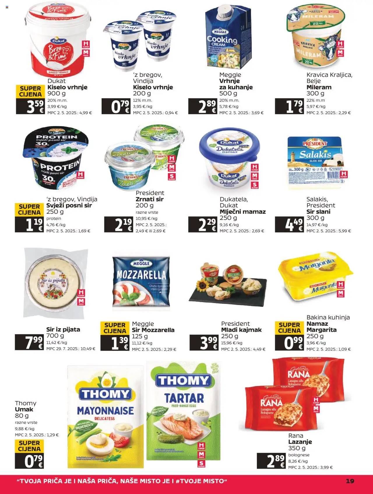 Tommy katalog | vrijedi od 16.10.2025 | Stranica: 19 | Proizvodi: Lasagne, Umak, Mileram, Namaz