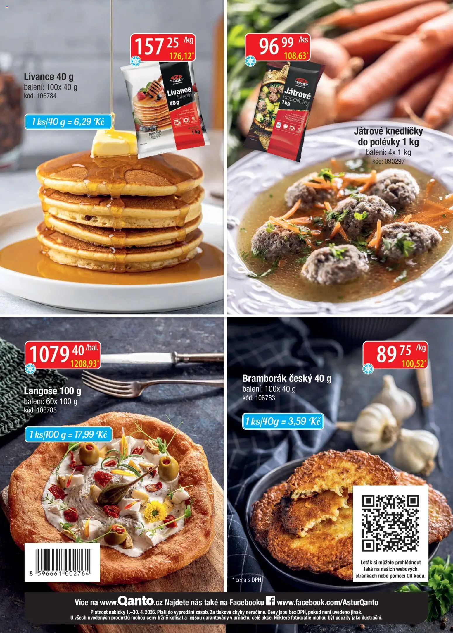 Astur & Qanto leták - Velkoobchod fresh 04/2026 od 01.04.2026 | Strana: 40