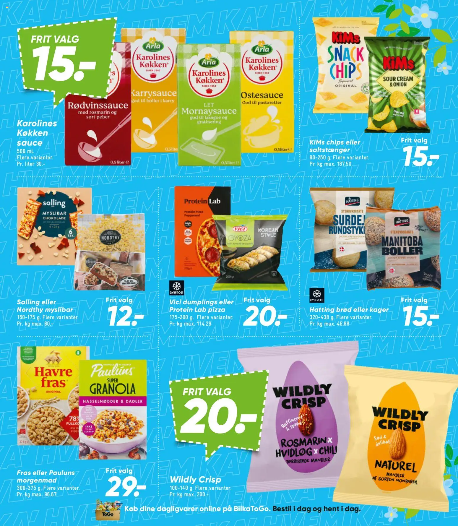 Bilka tilbudsavis – gyldig fra 04.04.2026 | Side: 29 | Produkter: Chips, Rødvinssauce, Mandler, Dadler