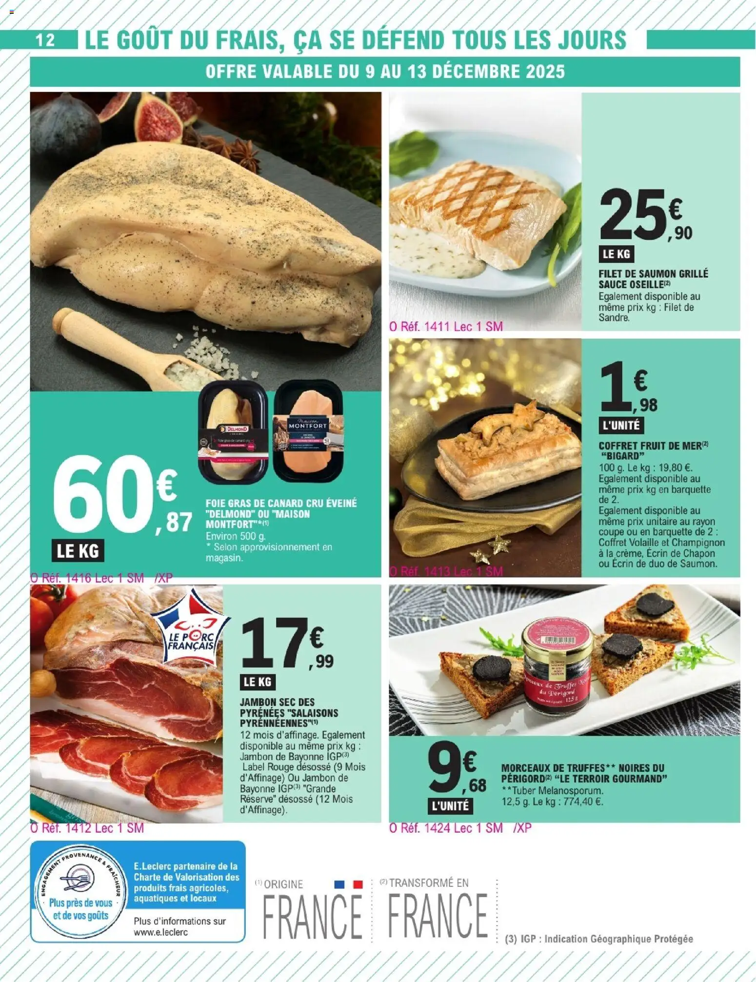 {H1} | Page: 12 | Produits: Oseille, Volaille, Champignon, Saumon