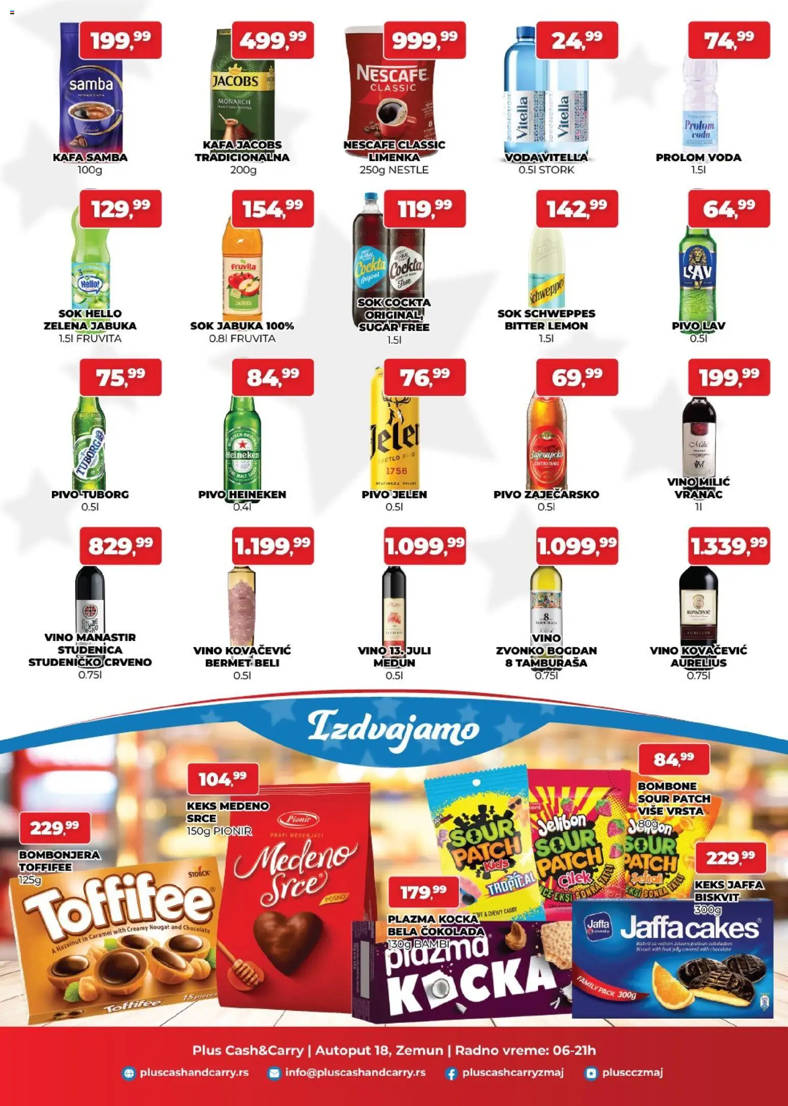 Plus Cash & Carry katalog - važi od 17.04.2026 | Strana: 3 | Proizvode: Bombonjera, Plazma, Čokolada, Nescafé