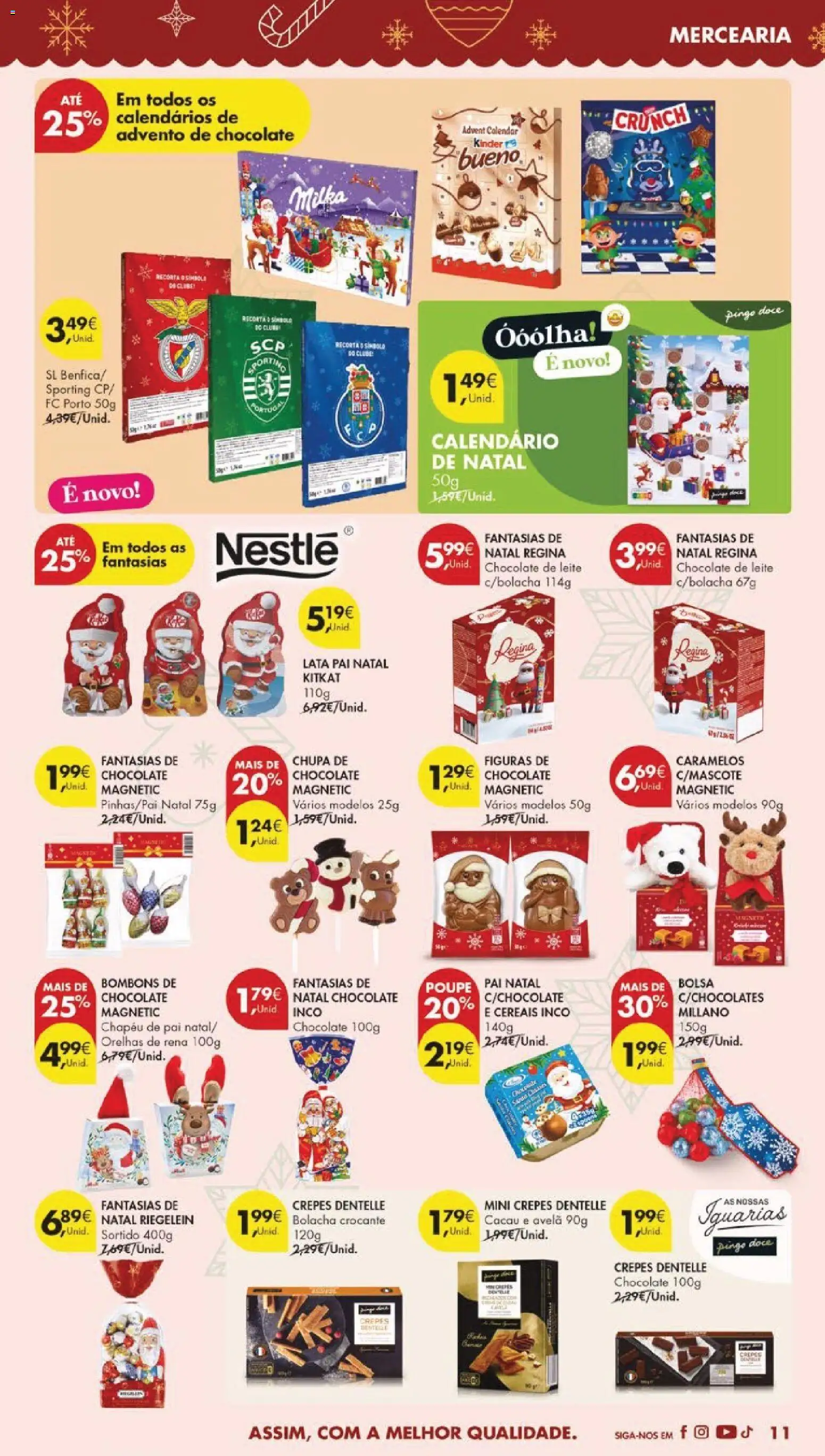 Pingo Doce Black Friday │ válido de 25.11.2025 | Página: 59 | Produtos: Bolsa, Nestlé, Chocolate, Cereais