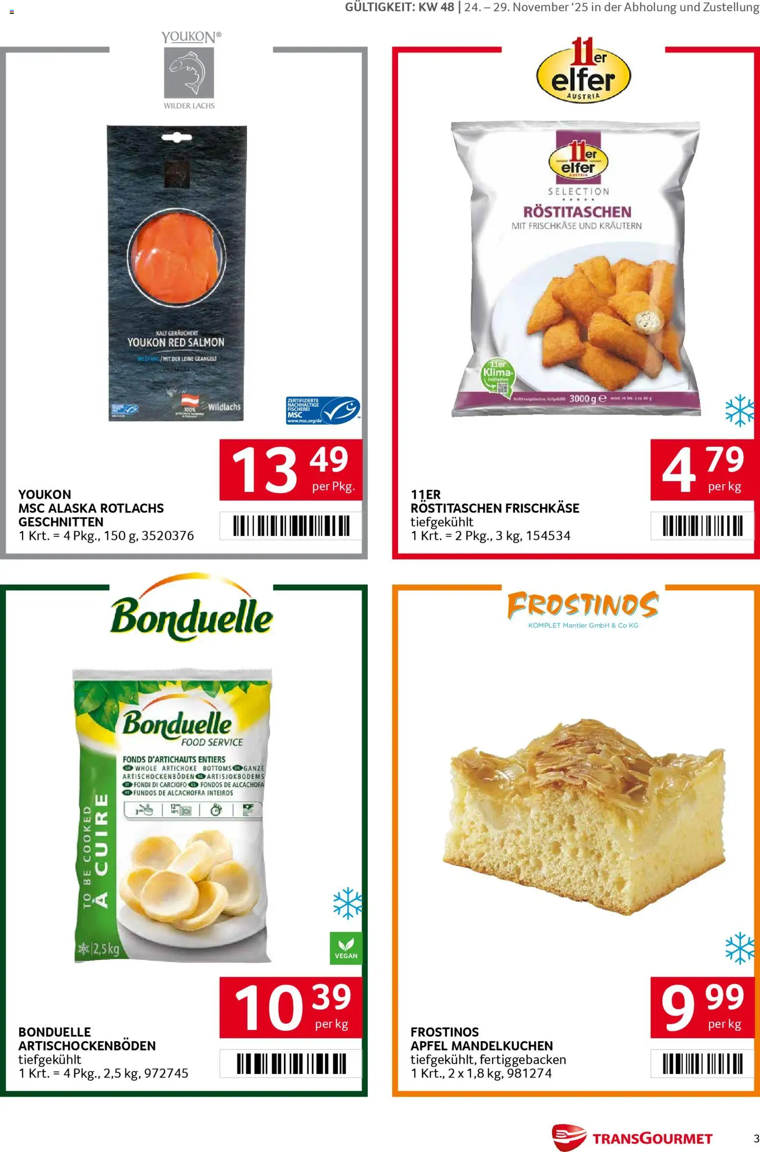 Transgourmet Markenfestwoche gültig ab 24.11.2025 | Seite: 3 | Produkte: Äpfel