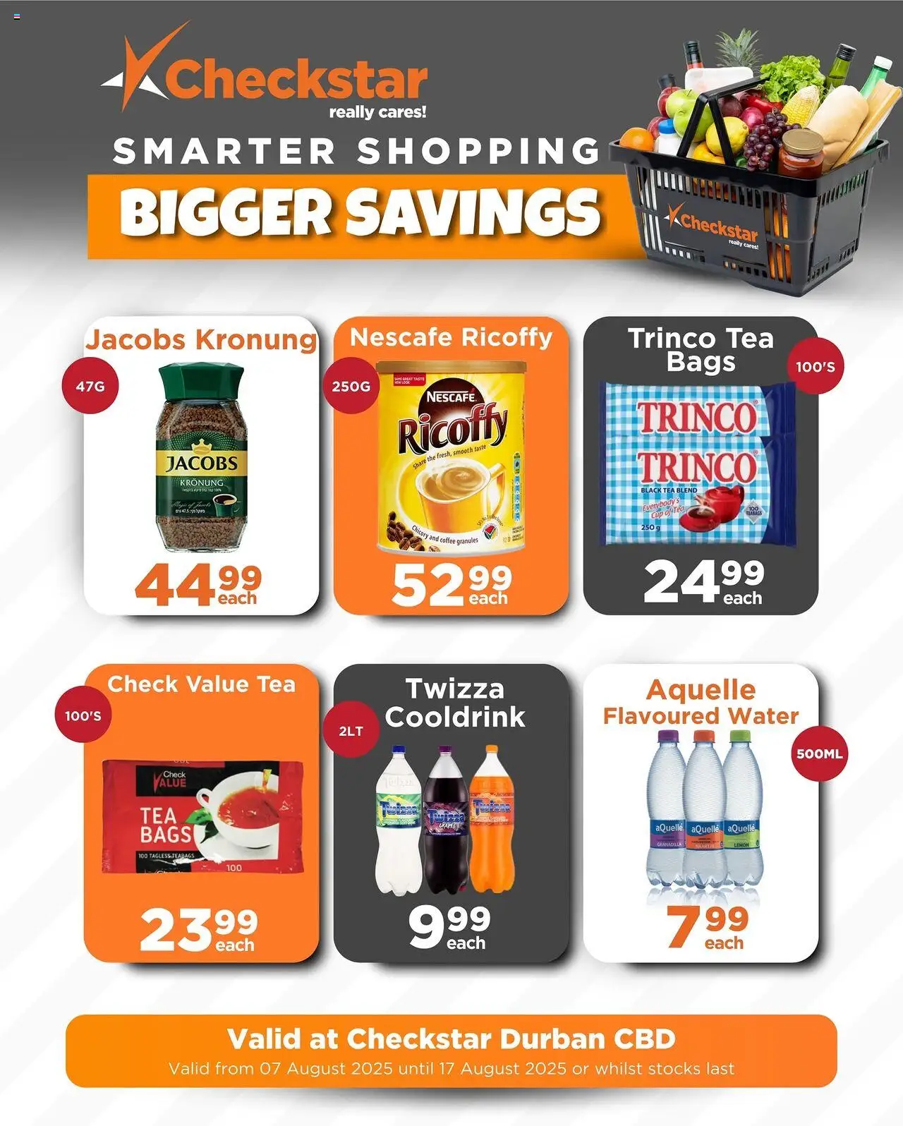 Check Star Specials │ valid from 07.08.2025 | Page: 18 | Products: Coffee, Tea, Water, Lemon