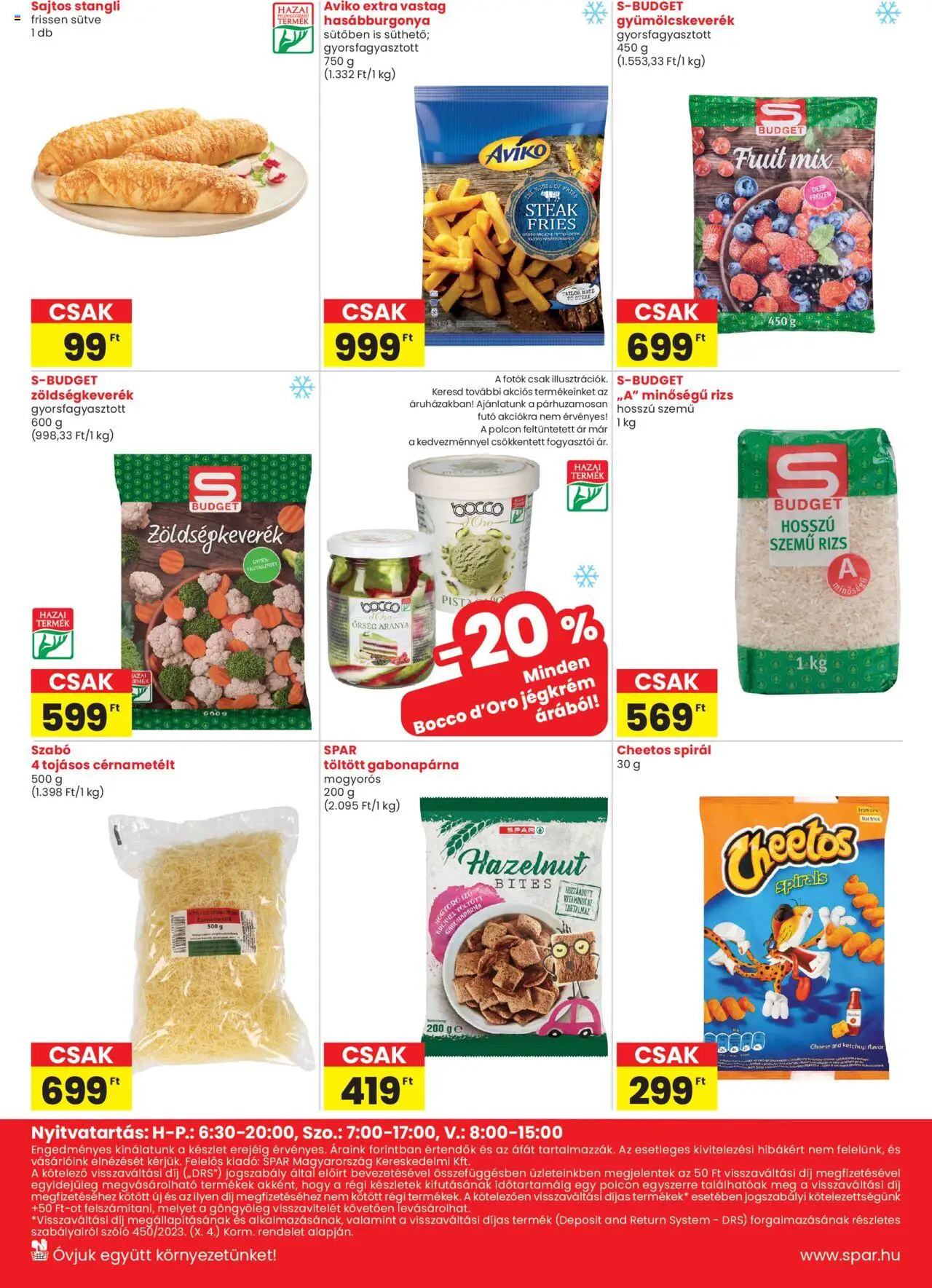 Spar Market akciós ujság - amely érvényes a következő dátumtól: 07.08.2025 | Oldal: 2