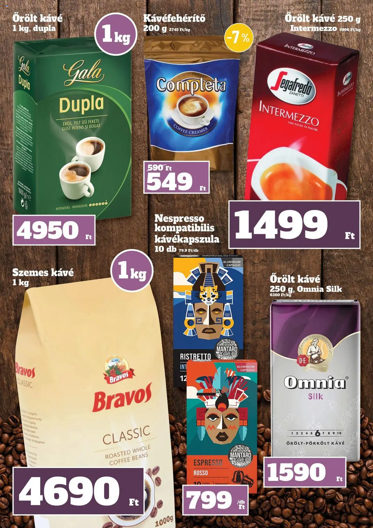 Family Diszkont akciós ujság - amely érvényes a következő dátumtól: 07.08.2025 | Oldal: 21 | Termékek: Kávékapszula, Duplo, Kávéfehérítő, Szemes kávé
