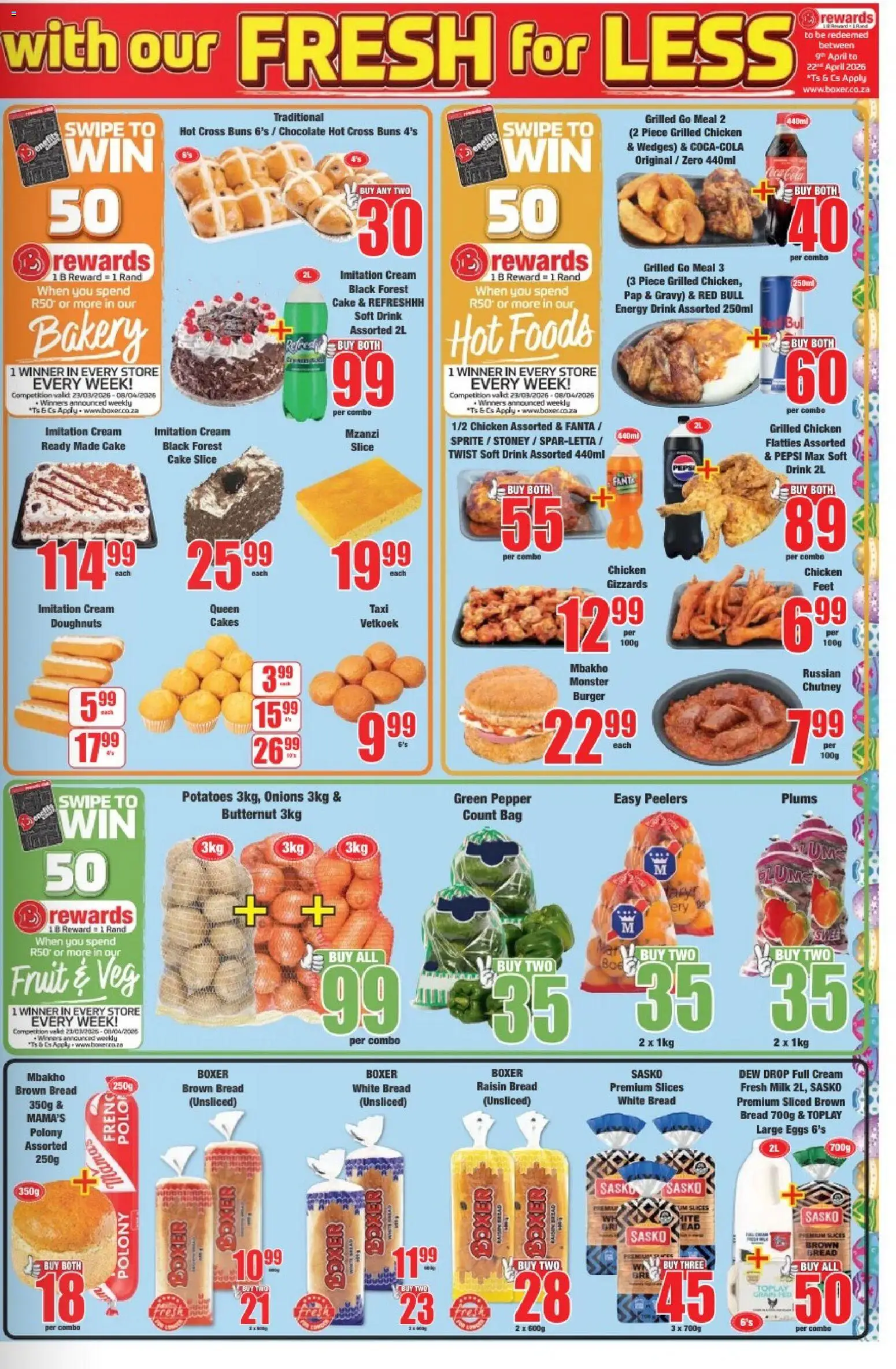 New Boxer catalogue – valid from 23.03.2026 | Page: 3 | Products: Silla apilable, Eggs, Fanta, Peeler