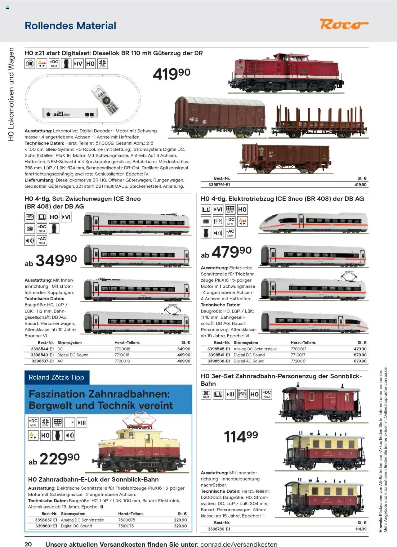 Conrad  Modellbahn Katalog - gültig ab dem 25.08.2025 | Seite: 22