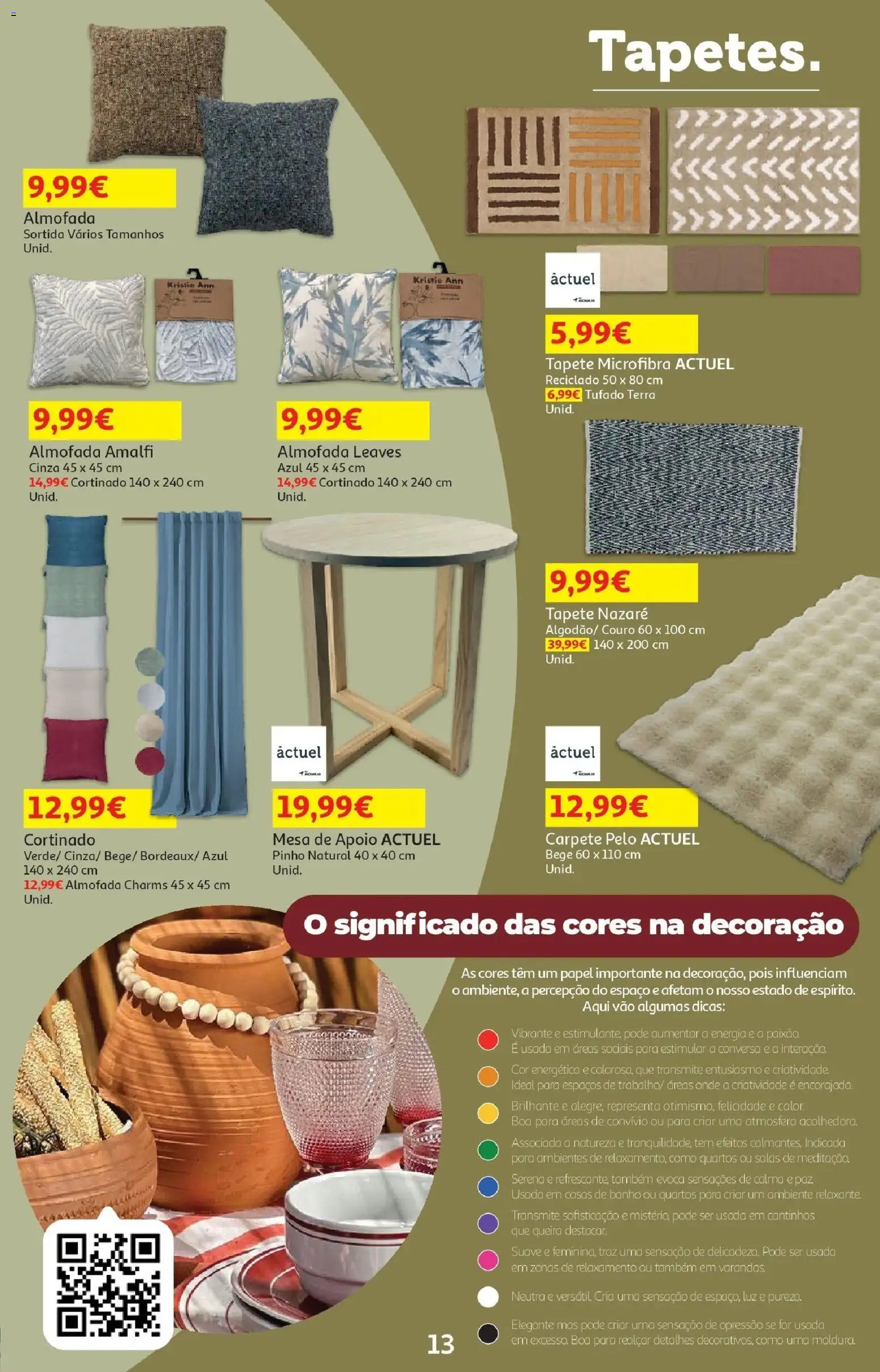 Auchan - O bem-estar começa em casa! │ válido de 26.12.2025 | Página: 13 | Produtos: Carpete, Almofada, Mesa, Banho