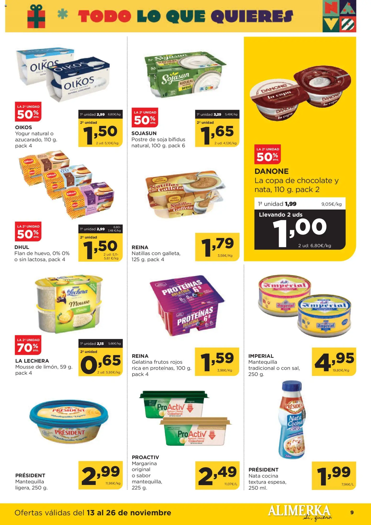 Alimerka folleto Asturias │ válido desde el 13.11.2025 | Página: 7 | Productos: Gelatina, Mousse, Cocina, Συσκευή ροής