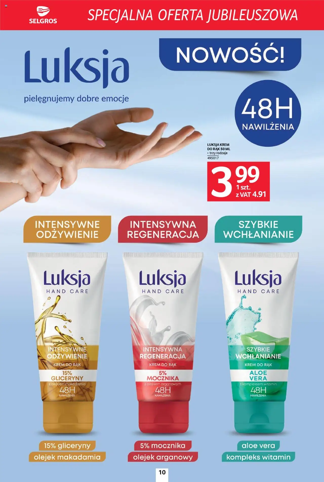 Selgros cash&carry Gazetka - Specjalna oferta jubileuszowa od 23.10.2025 | Strona: 8 | Produkty: Olejek arganowy, Krem do rąk, Krem