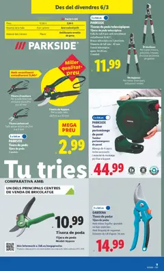 Vista previa Lidl folleto de bazar válido desde el 02.03.2026 | Página: 17 | Productos: Tijera de poda