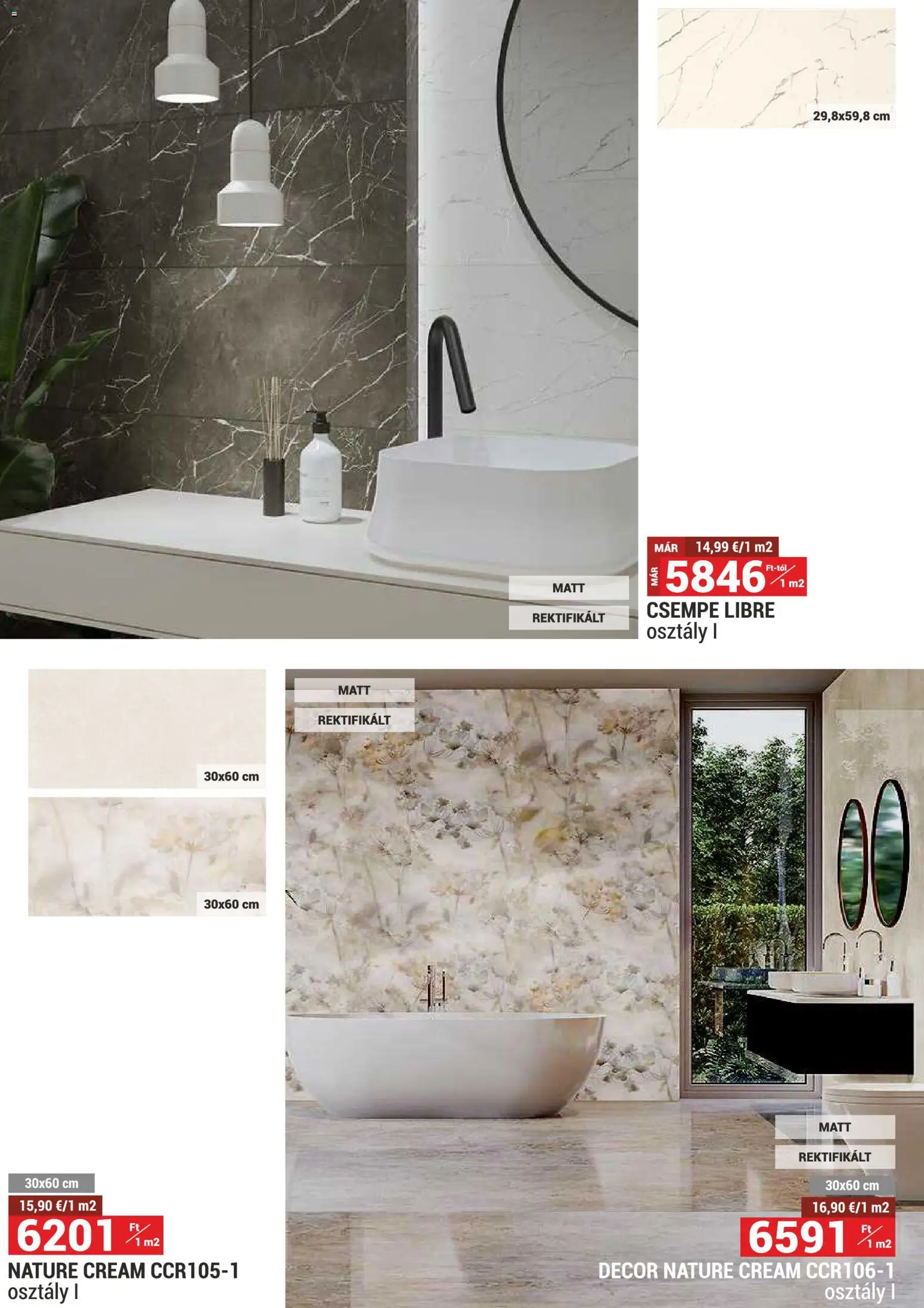 Merkury Market akciós ujság - amely érvényes a következő dátumtól: 01.03.2026 | Oldal: 32 | Termékek: Csempe