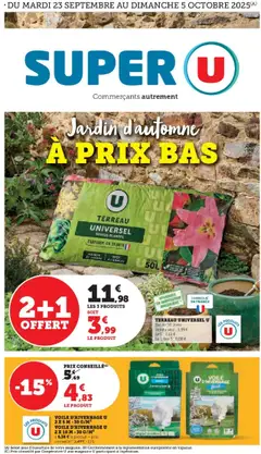 Super U - Prévisualisation de Super U Catalogue Jardin d'automne à prix bas valide à partir de 23.09.2025