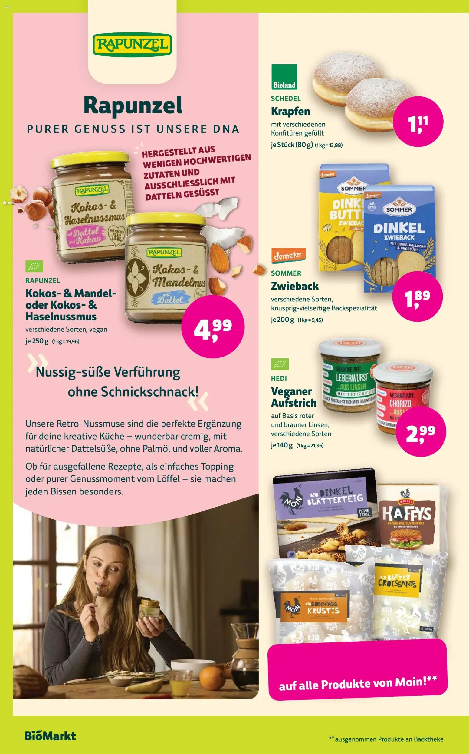 BioMarkt Prospekt – gültig ab 05.11.2025 | Seite: 10 | Produkte: Butter, Küche, Dattel