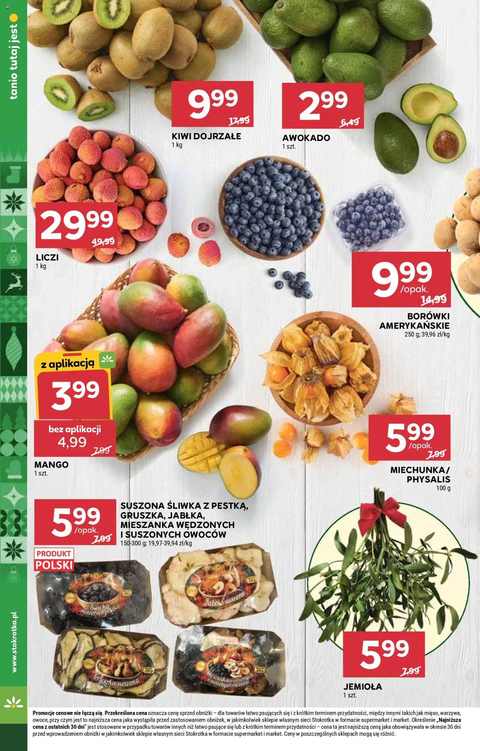 Stokrotka Gazetka - Market od 18.12.2025 | Strona: 12 | Produkty: Mango, Stokrotka, Kiwi, Awokado