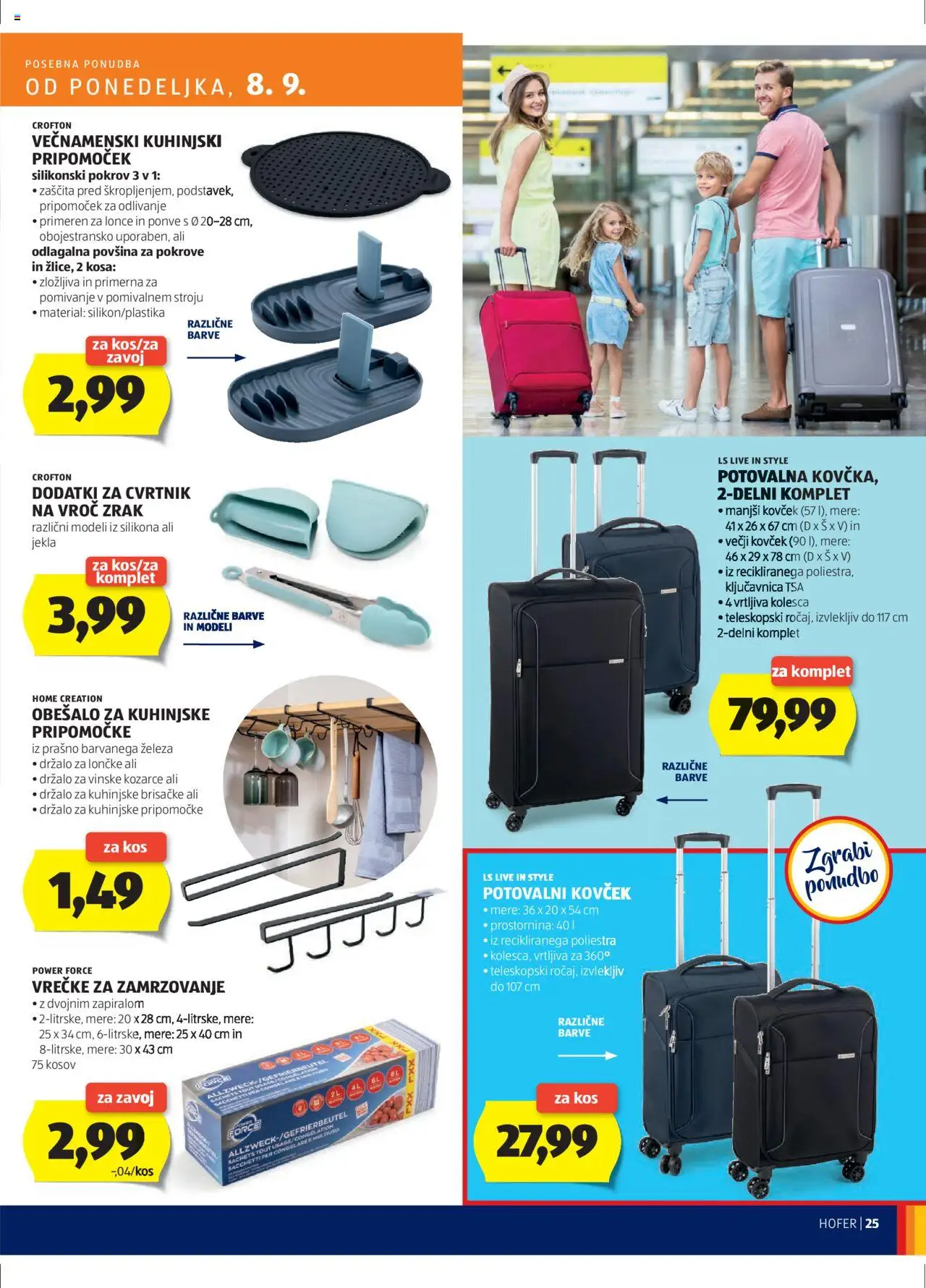 Hofer SI katalog | vrijedi od 04.09.2025 | Stranica: 25