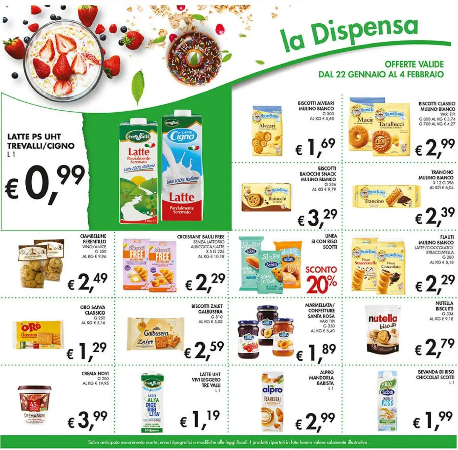 Volantino Coal del 22.01.2026 | Pagina: 14 | Prodotti: Riso, Latte, Nutella, Stracciatella