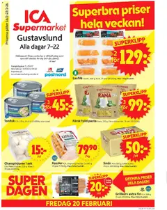 ICA Supermarket - Helsingborg - Förhandsvisning av reklamblad från butik ICA Supermarket aktuell från 16.02.2026