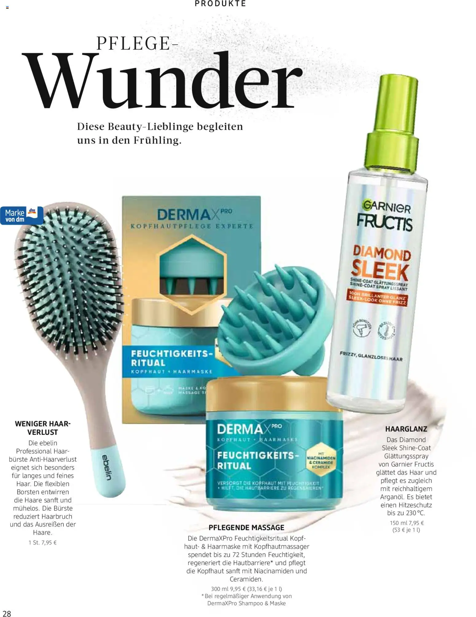 dm drogerie Prospekt 	 – gültig ab 01.03.2026 | Seite: 28 | Produkte: Shampoo, Haarmaske, Bürste, Maske