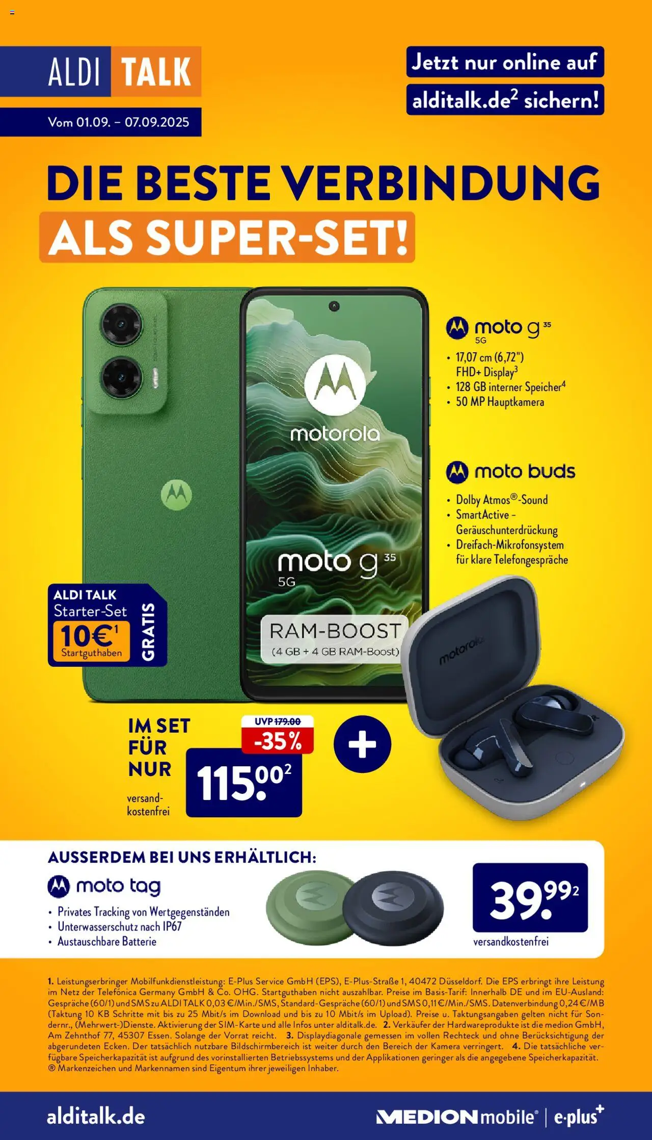 Aldi Prospekt 	 - gültig ab dem 01.09.2025 | Seite: 40 | Produkte: Kamera, Batterie