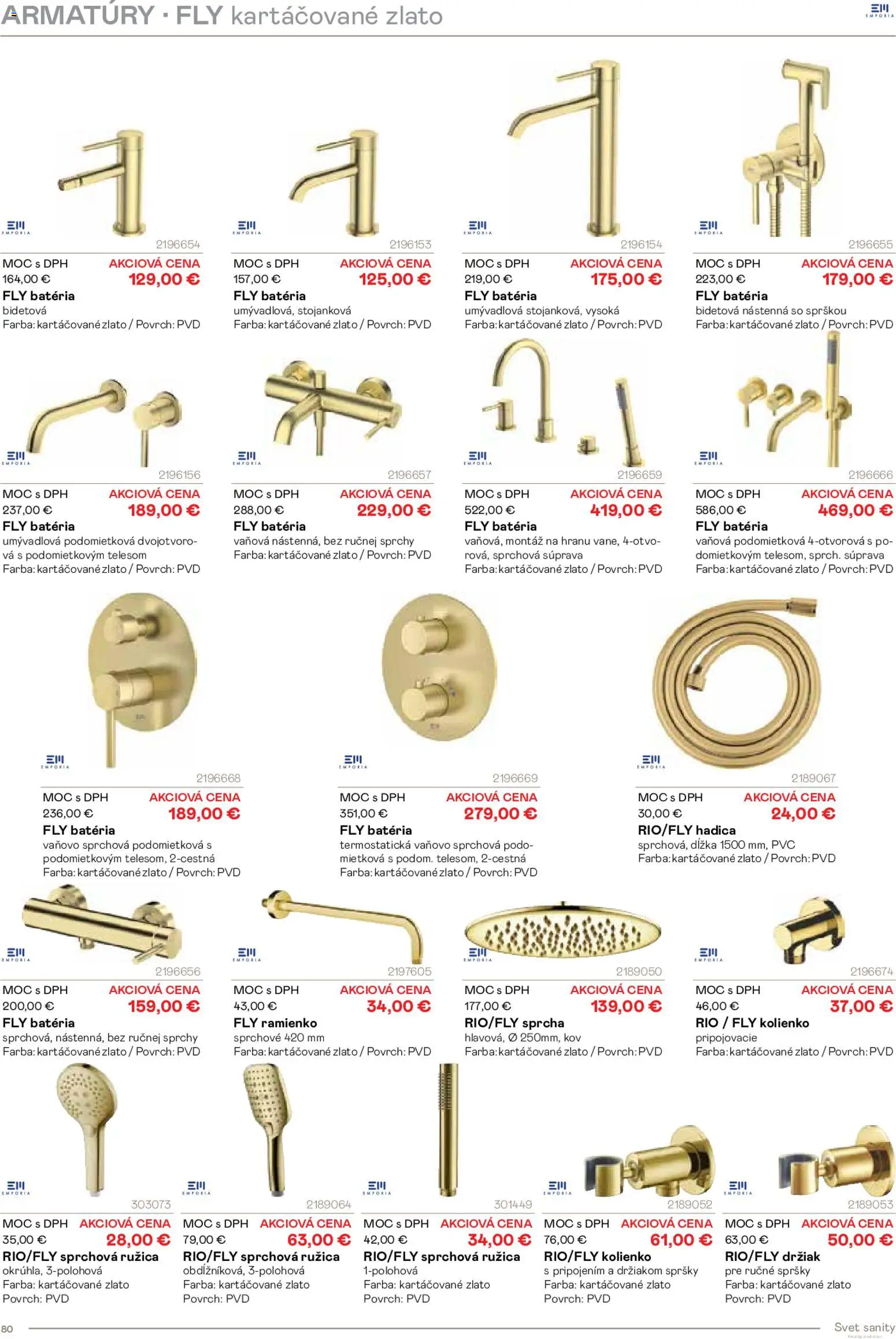Nové Ingema akcie – leták je platný od 29.10.2025 | Strana: 82 | Produkty: Batéria, Sprcha