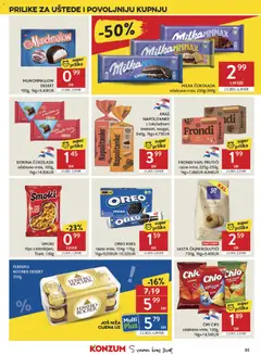MILKA ČOKOLADA, odabrane vrste, 250g-300g - Pregled kataloga iz trgovine Konzum, vrijedi od 11.02.2026 | Stranica: 35