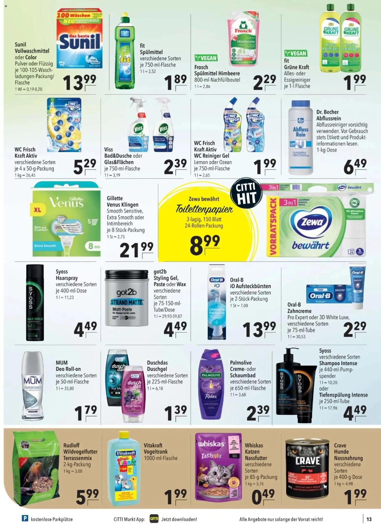 CITTI tilbudsavis – gyldig fra 02.01.2026 | Side: 15 | Produkter: Shampoo, Creme, Måtte