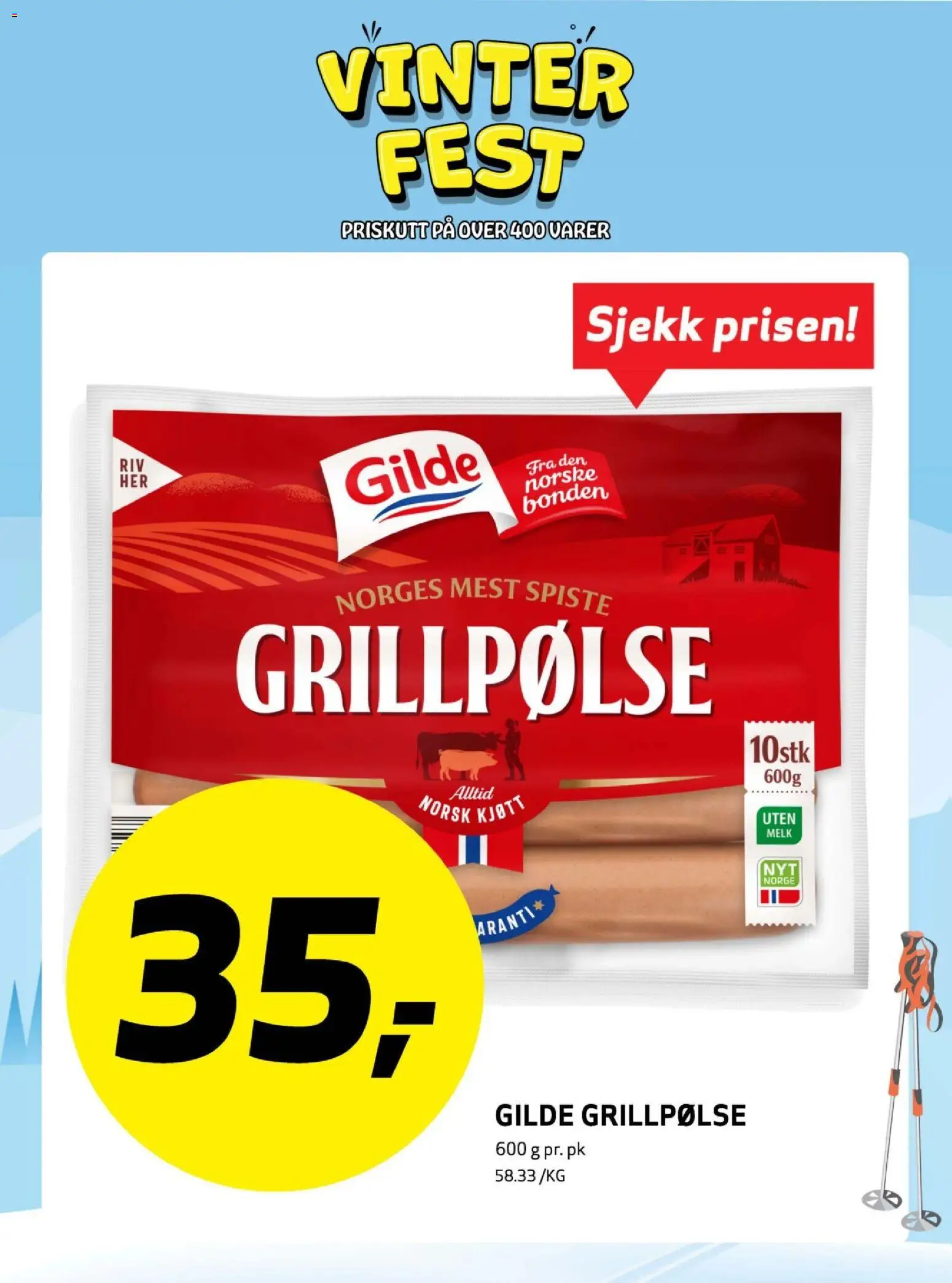 {H1} | Side: 1 | Produkter: Melk, Kolasås