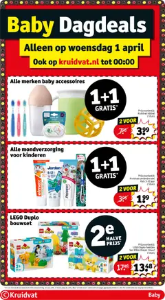 Kruidvat folder week 14 - Voorbeeld van een folder van Kruidvat, geldig van 31.03.2026 | Pagina: 31 | Producten: Tandenborstel, Kan, Zsúrkenyér, Mondverzorging